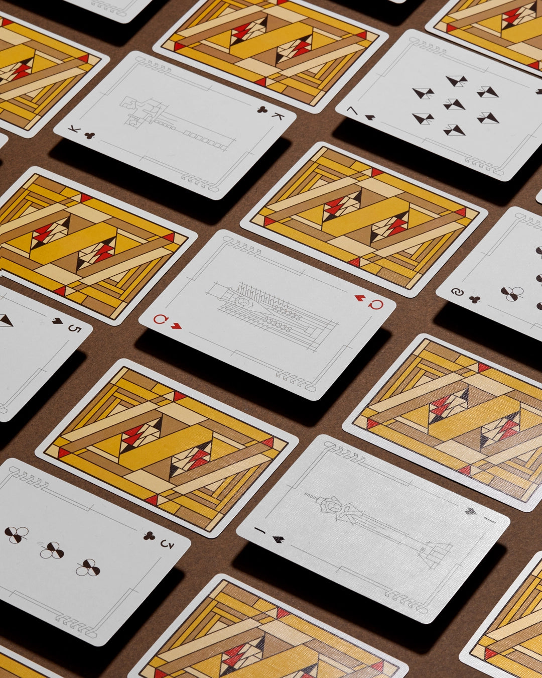 Frank Lloyd Wright "Midway Gardens" Playing Cards