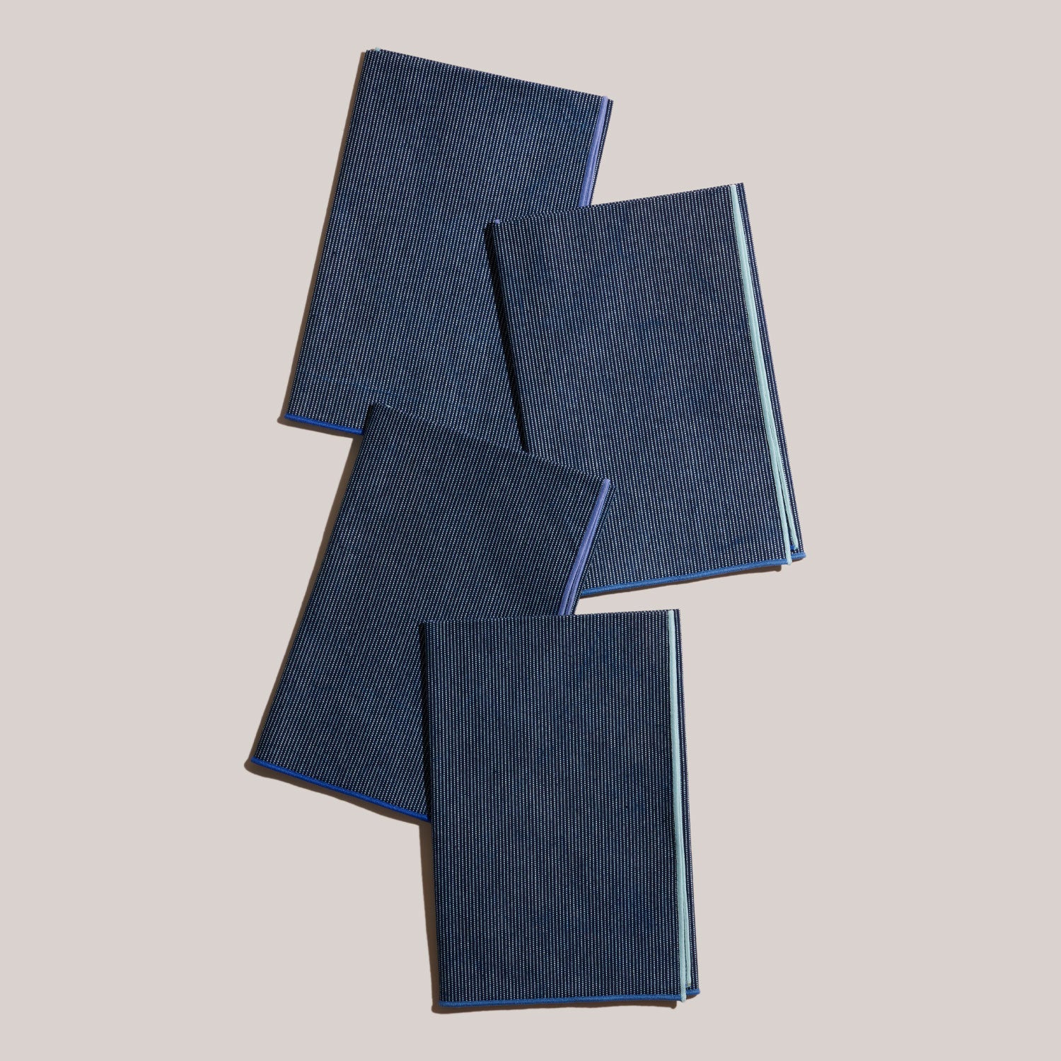 Dinner Napkin Set in Ocean Mist