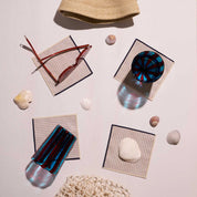 Cocktail Napkin Set in Sandbar Stripe