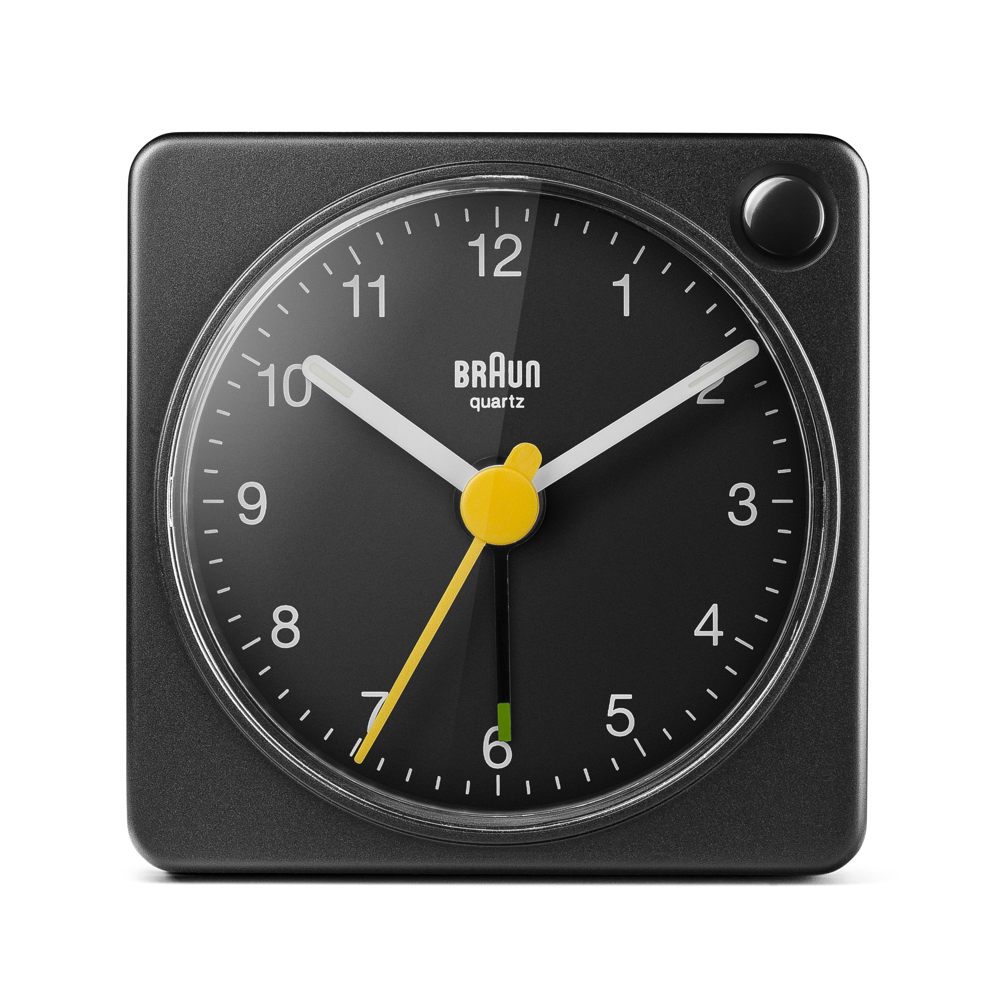 Braun BC2X Travel Alarm Clock in black