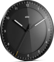 Braun BC17 Large Wall Clock, right side profile showing the slim case
