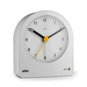 Braun BC22 Alarm Clock in white, arched case derived from the 1984 AB 2