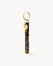 MACHETE Bar Keychain in Classic Tortoise - Gold
