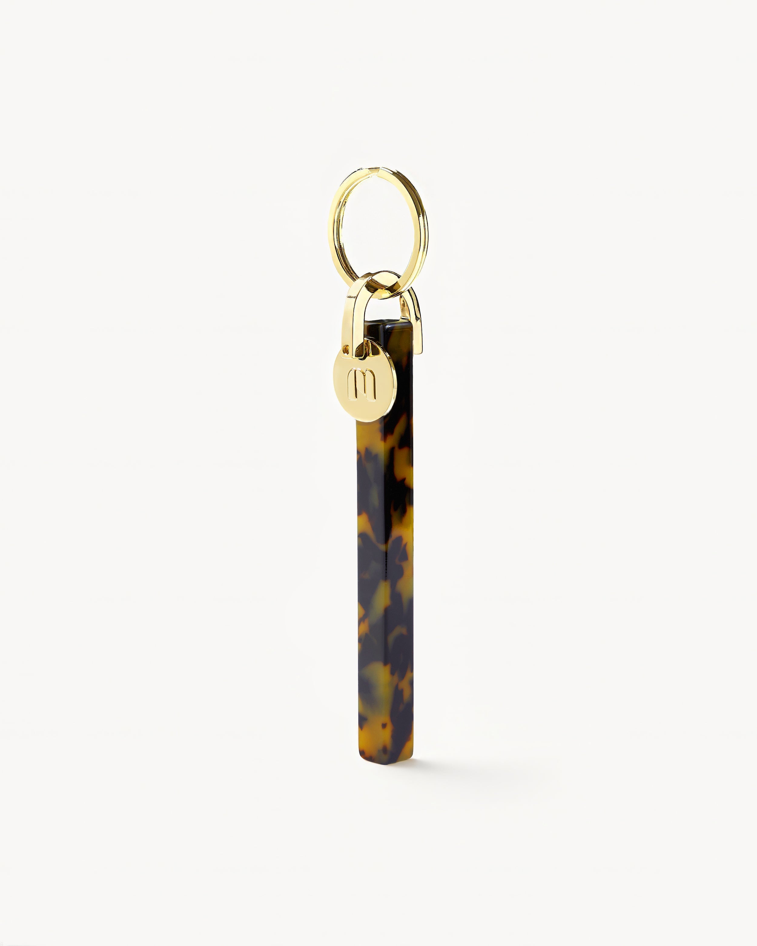 MACHETE Bar Keychain in Classic Tortoise - Gold