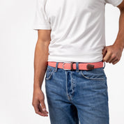 Multicolored Woven Belt - Miami, worn