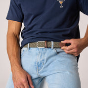 Multicolored Woven Belt - Cancun, worn