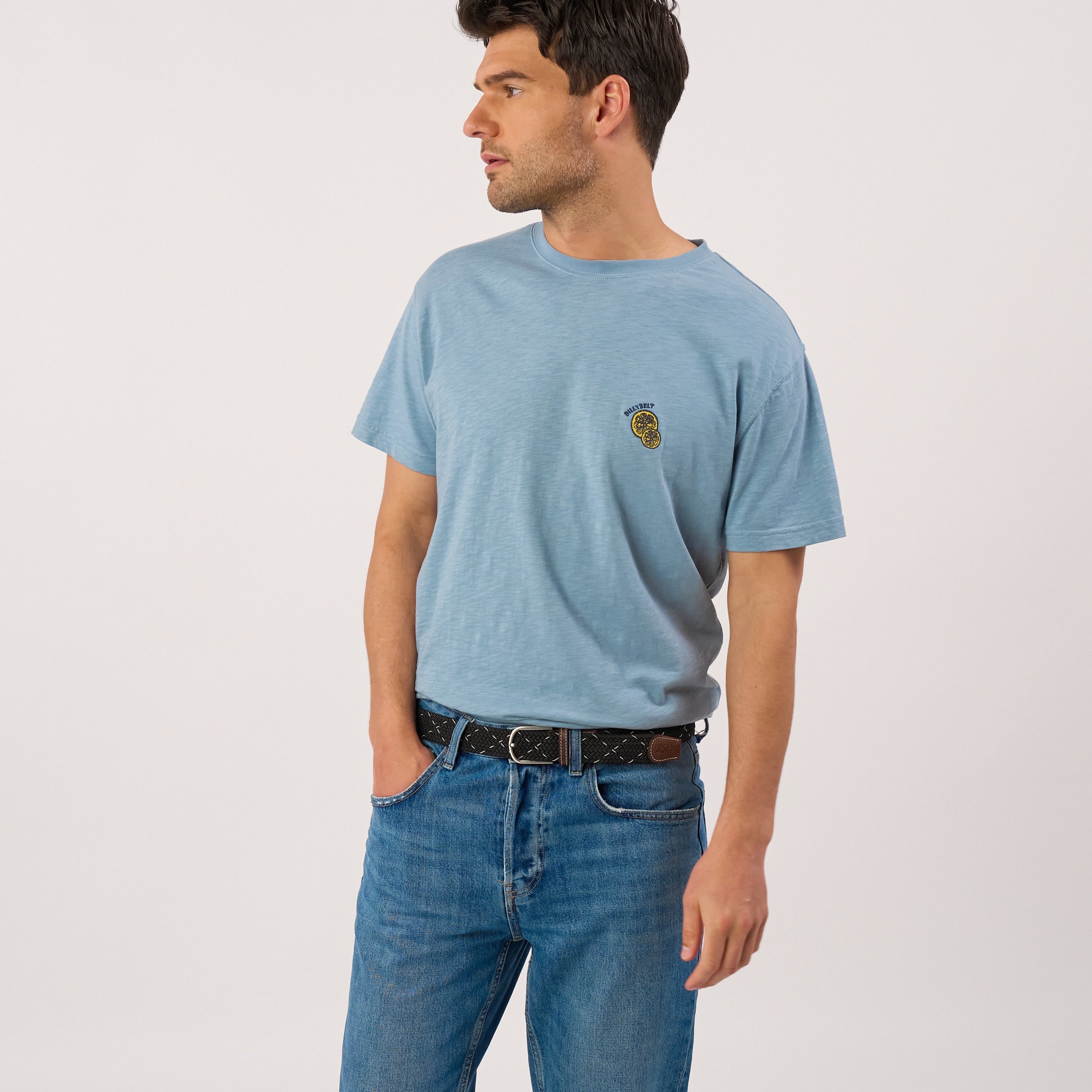 Multicolored Woven Belt - Kiruna, worn