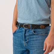 Multicolored Woven Belt - Kiruna, worn