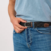 Multicolored Woven Belt - Kiruna, worn
