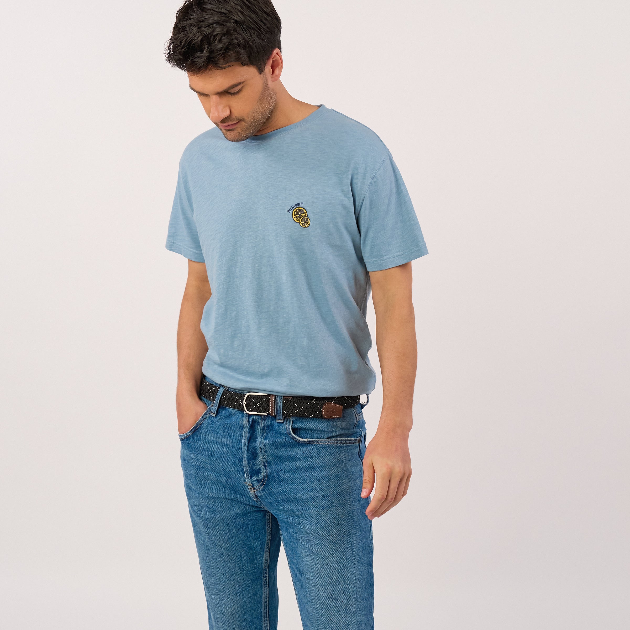 Multicolored Woven Belt - Kiruna, worn