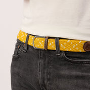 Multicolored Woven Belt - Izamel, worn