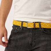 Multicolored Woven Belt - Izamel, worn