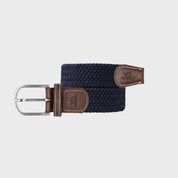 Plain Woven Belt - Navy Blue