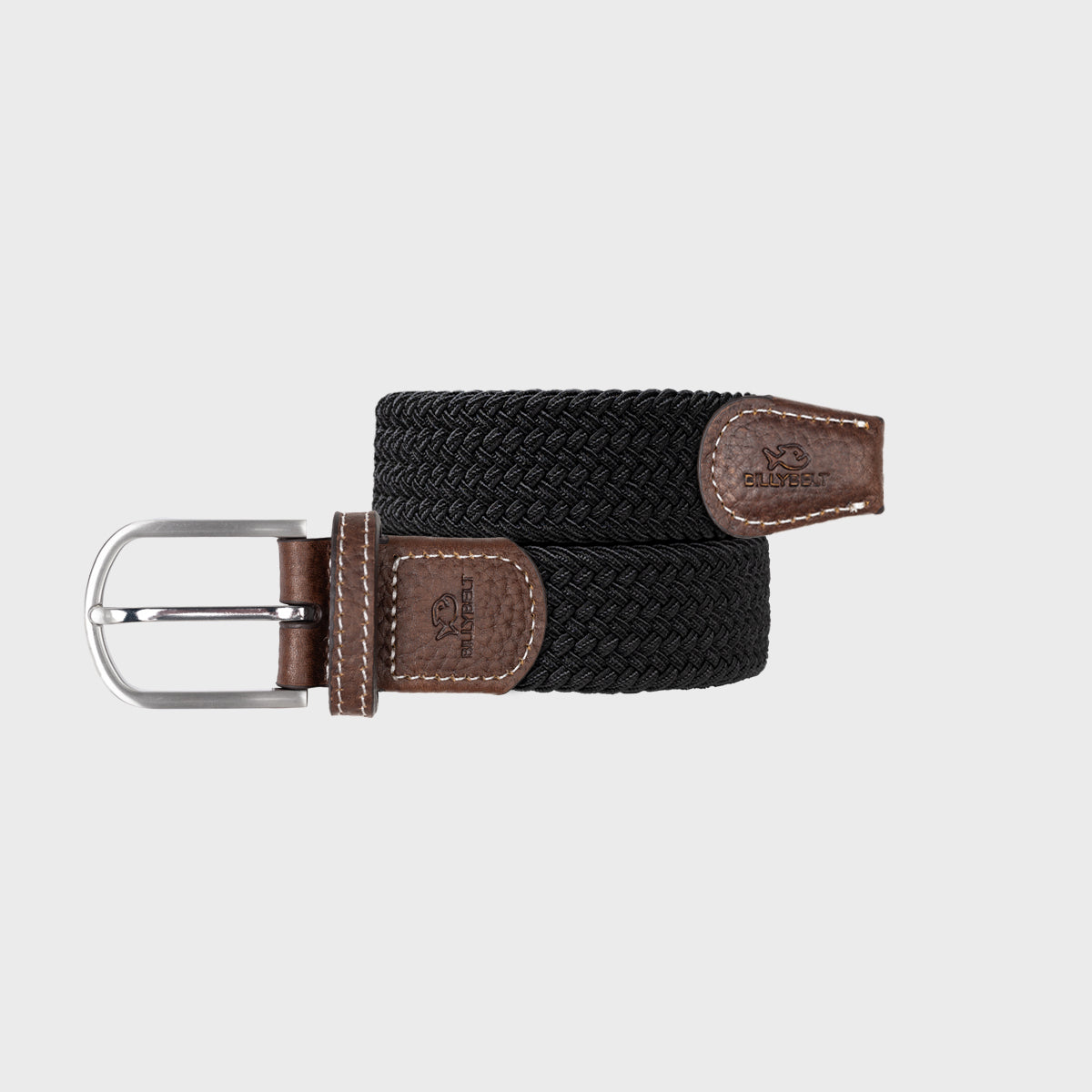 Plain Woven Belt - Licorice Black