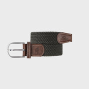 Plain Woven Belt - Khaki Green