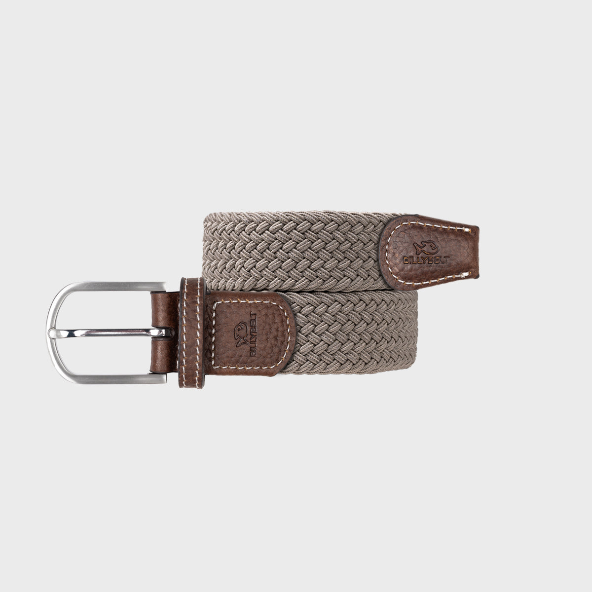 Plain Woven Belt - Taupe Beige