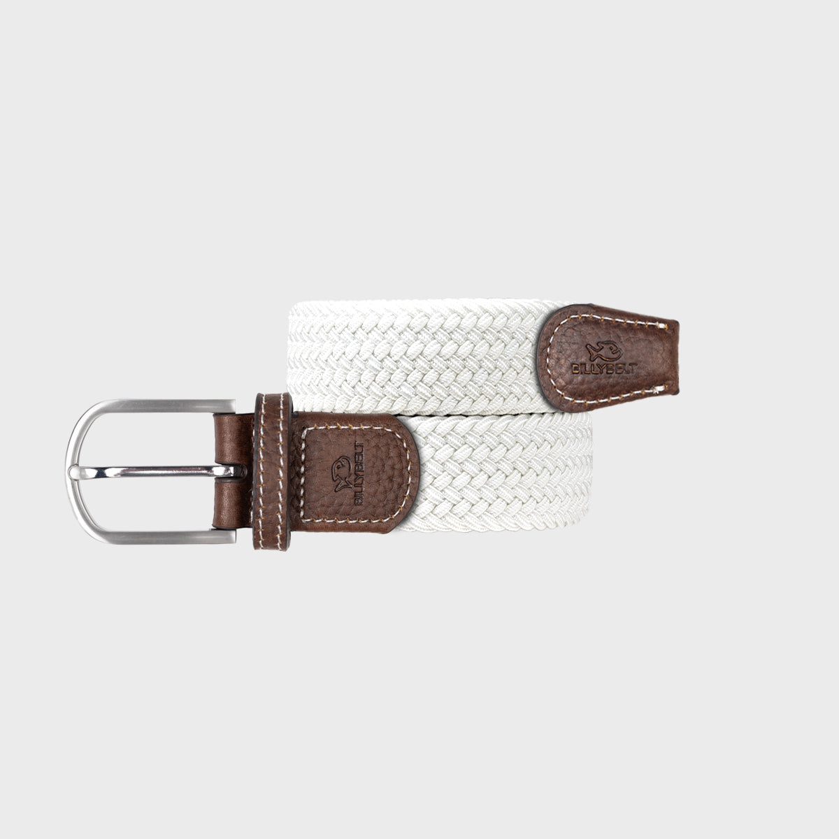 Plain Woven Belt - Coco White