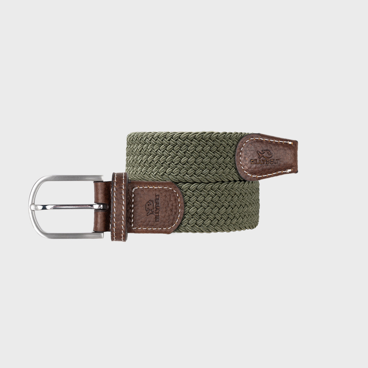 Plain Woven Belt - Green Army