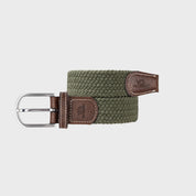 Plain Woven Belt - Green Army
