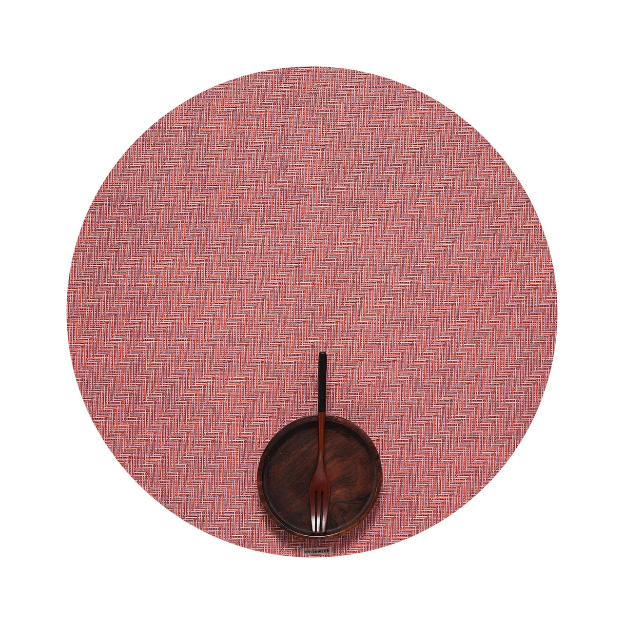 Chilewich_Foxtail_Round_Placemat_Raspberry_1.webp