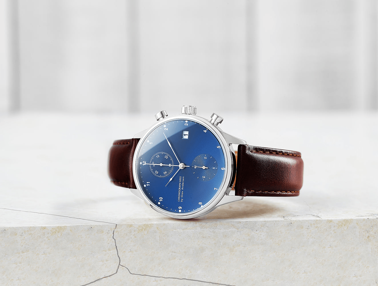 1815 Chronograph Blue Sunray, styled