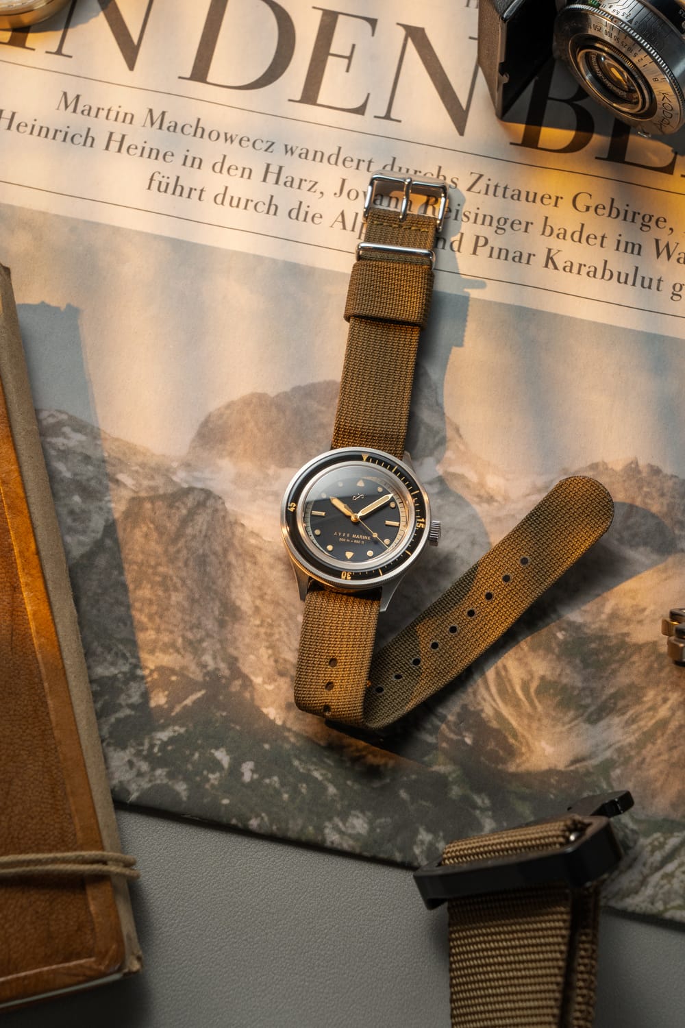 1956 Marine Black Gilt, editorial lifestyle