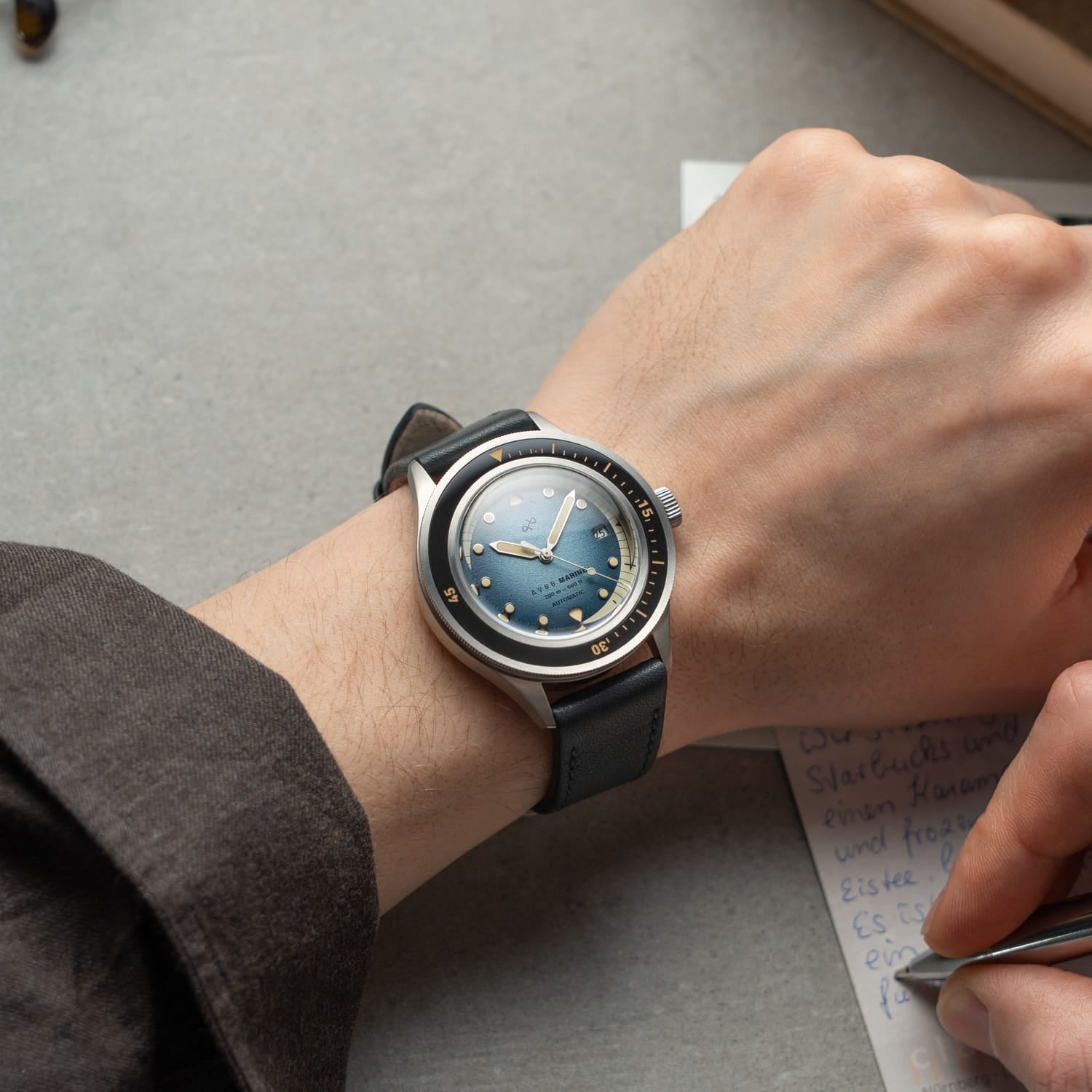 1956 Marine Automatic, Steel / Blue Fade