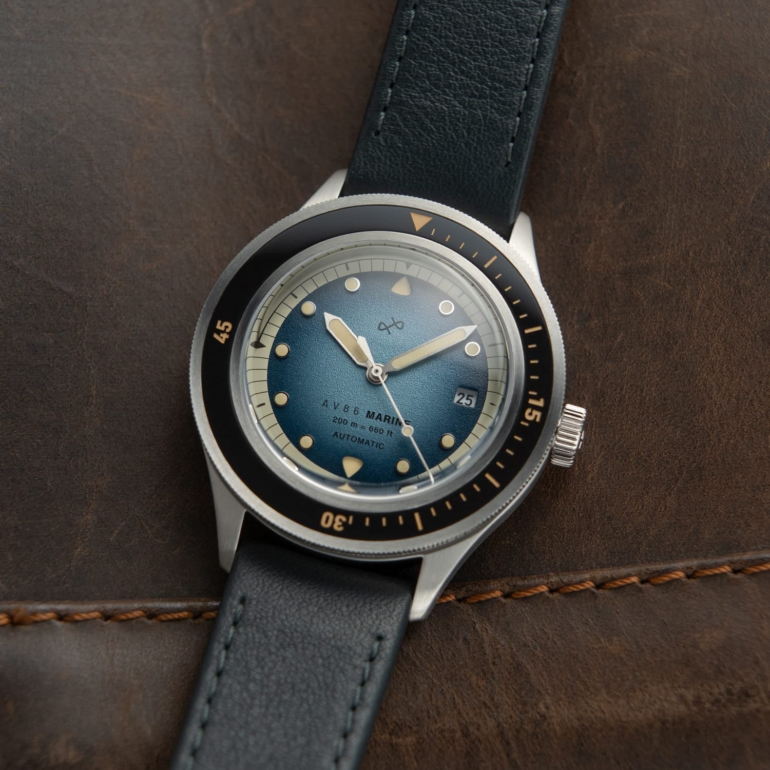 1956 Marine Automatic, Steel / Blue Fade