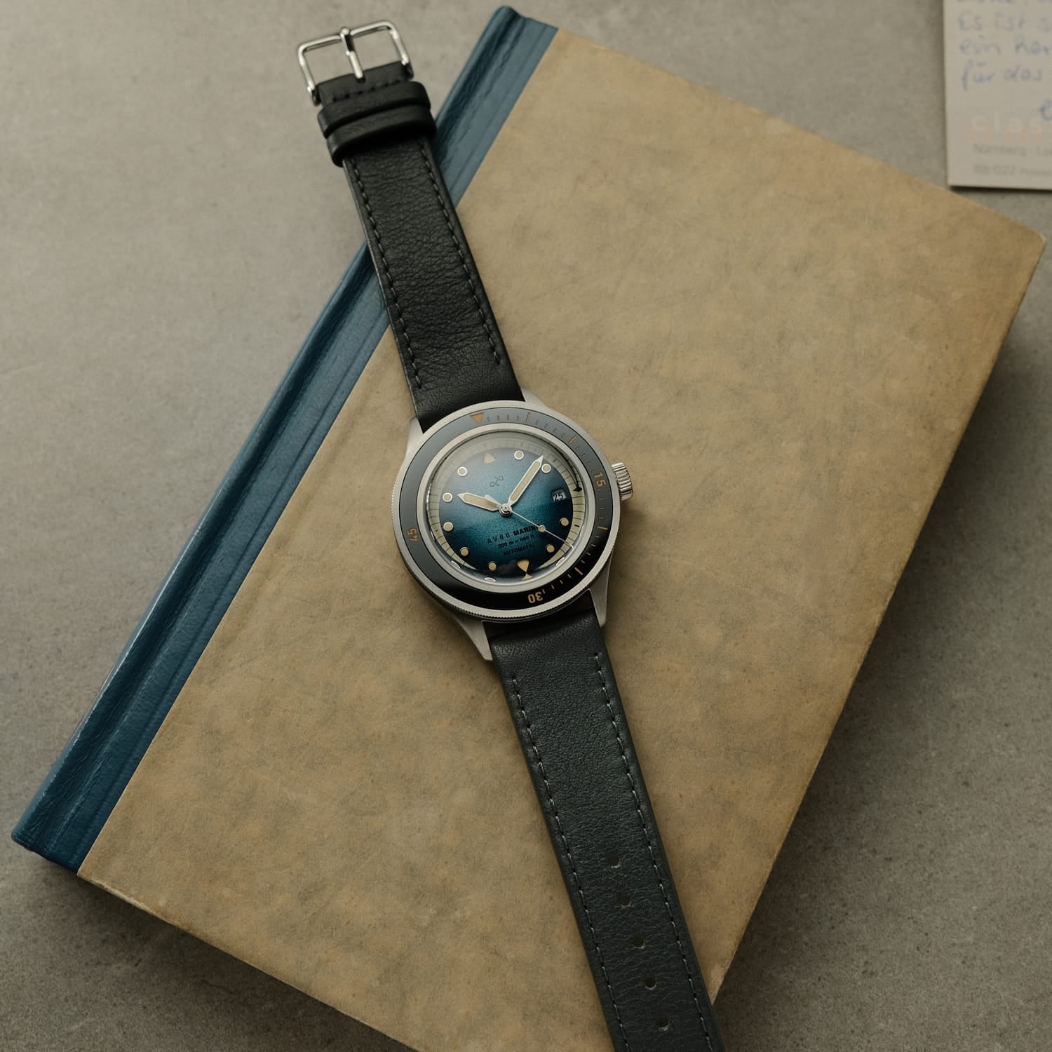 1956 Marine Automatic, Steel / Blue Fade