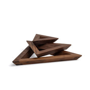 Walnut Triple Trivet/Teapot Stand