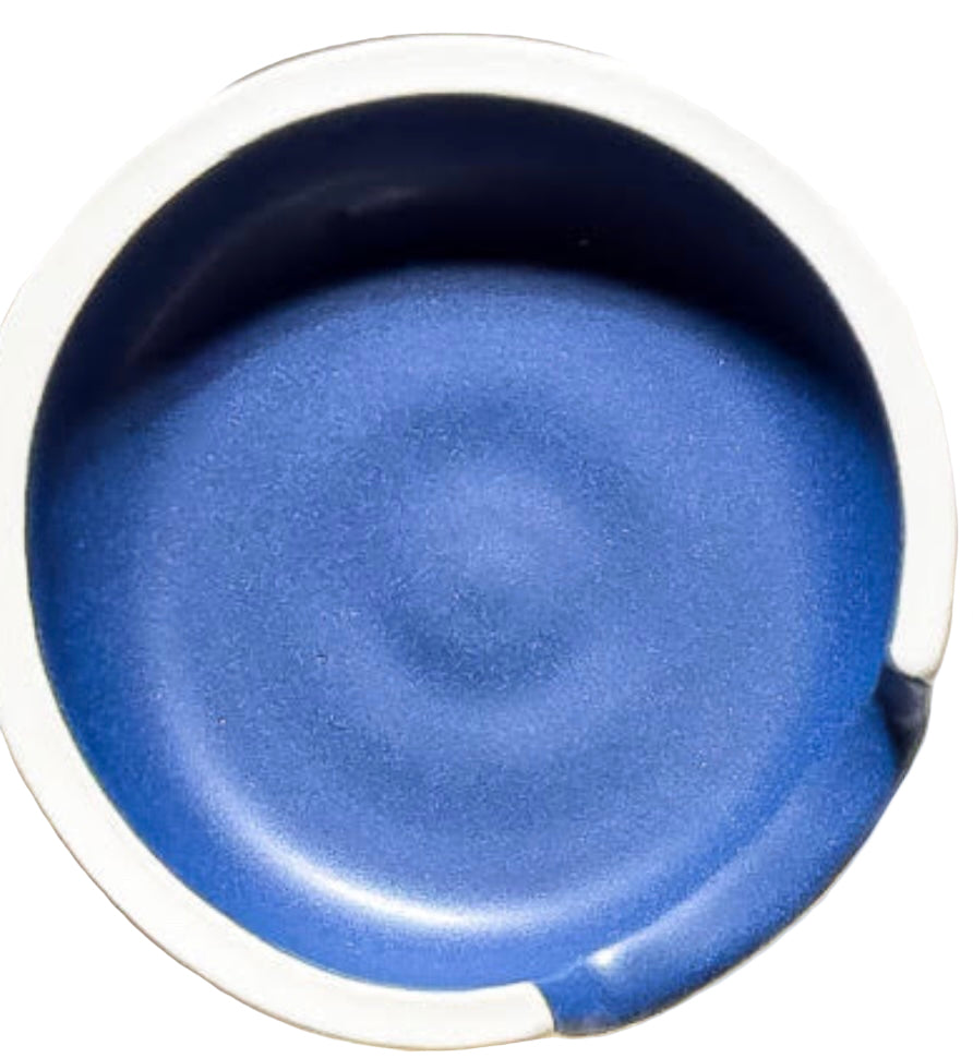 Ceramic Spoon Rest in Vibrant Blue