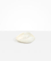 Small Leaf Bowl in Chalk Swirl by Dinosaur Designs, hand-cast resin