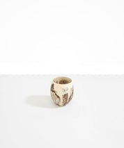 Large Rock Cup in Cappuccino by Dinosaur Designs, hand-cast resin