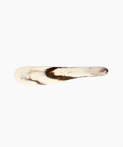 Temple Cake Knife in Cappuccino by Dinosaur Designs, hand-cast resin