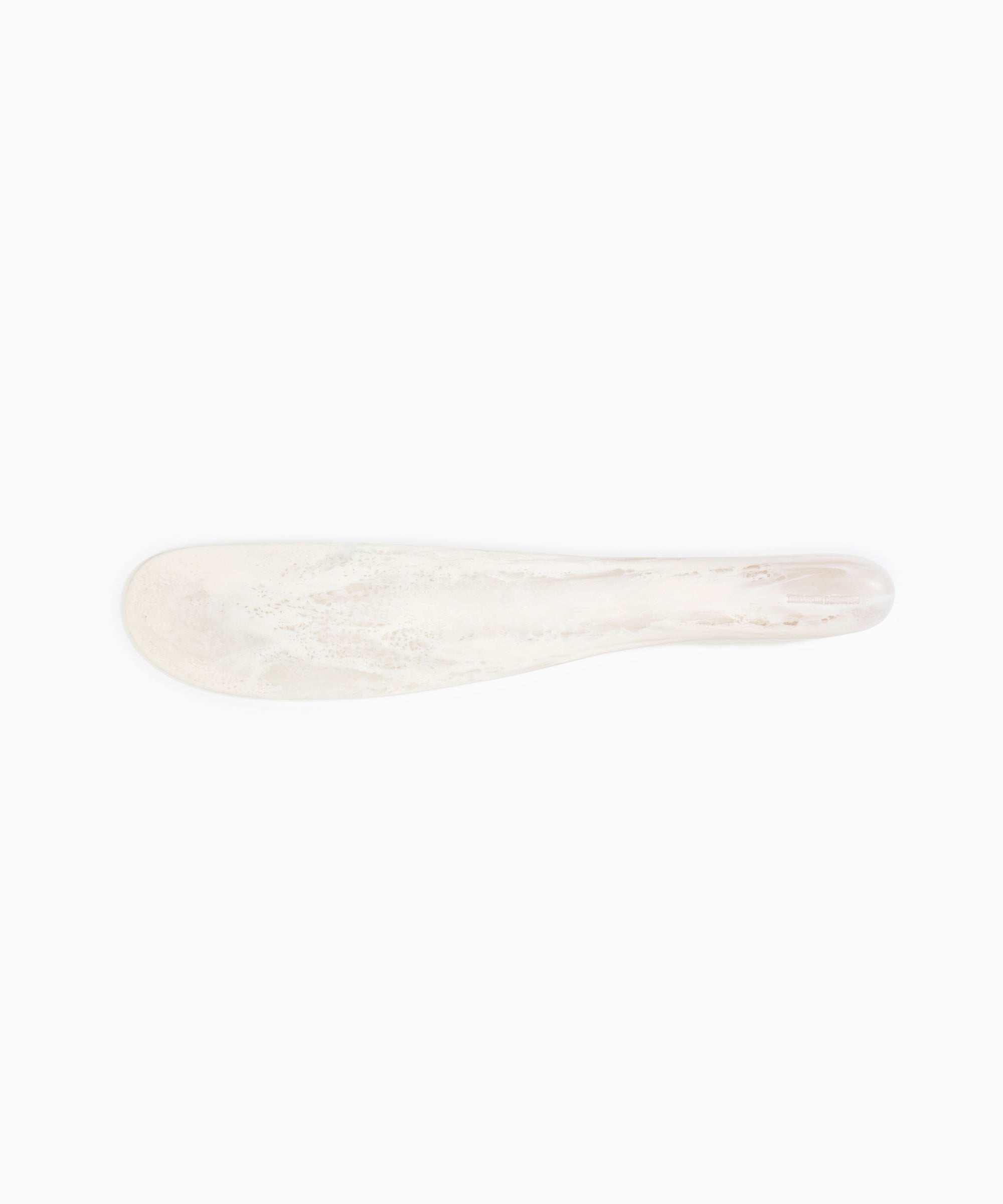 Temple Cake Knife in Chalk Swirl by Dinosaur Designs, hand-cast resin