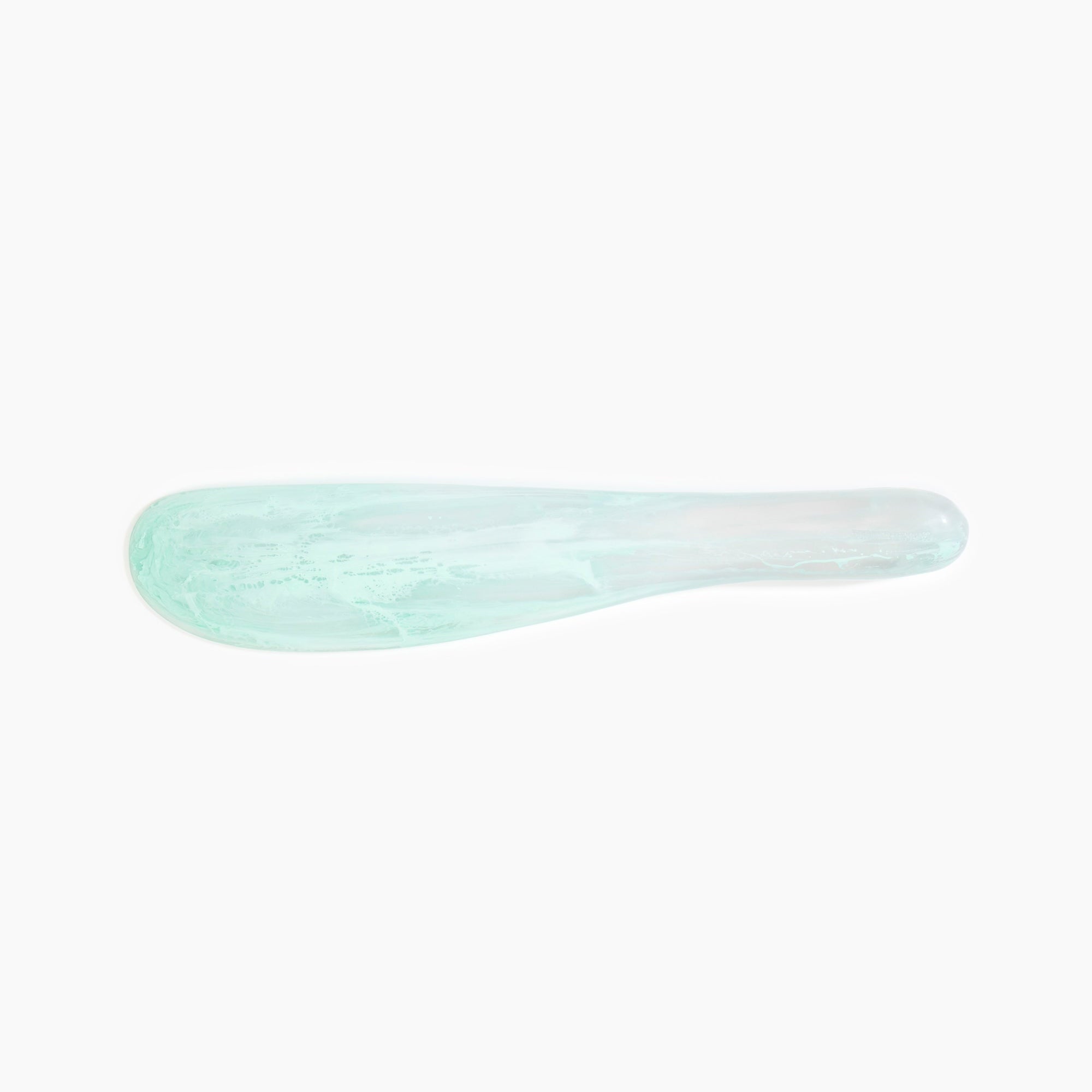 Temple Cake Knife in Mint by Dinosaur Designs, hand-cast resin