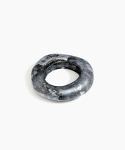 Large Drift Bangle in Slate by Dinosaur Designs, hand-cast resin