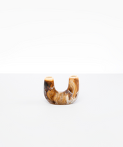 Mini Branch Vase in Light Horn by Dinosaur Designs, hand-cast resin