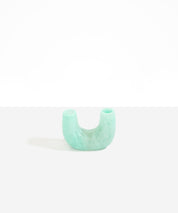 Mini Branch Vase in Mint by Dinosaur Designs, hand-cast resin