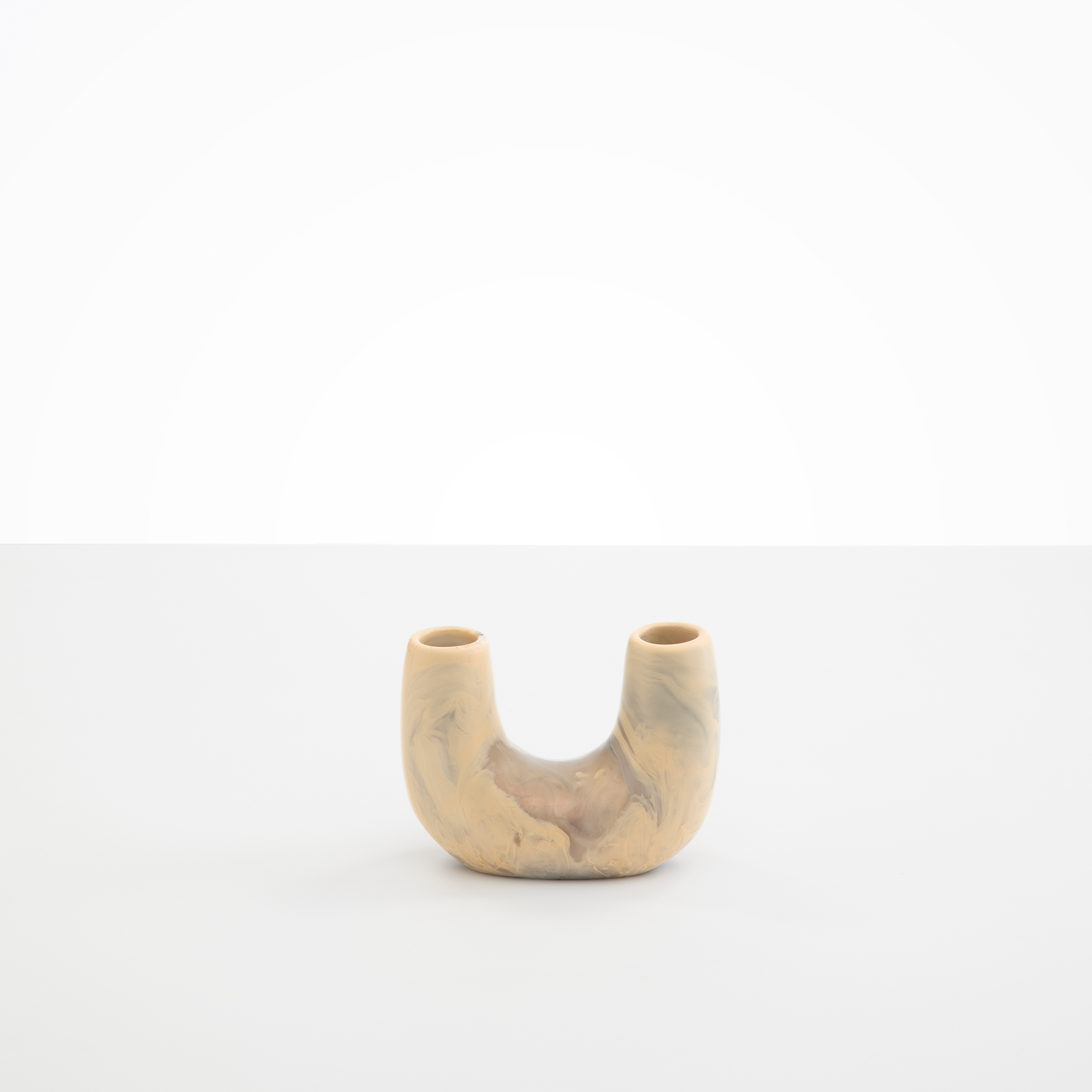 Mini Branch Vase in Sandy Pearl by Dinosaur Designs, hand-cast resin