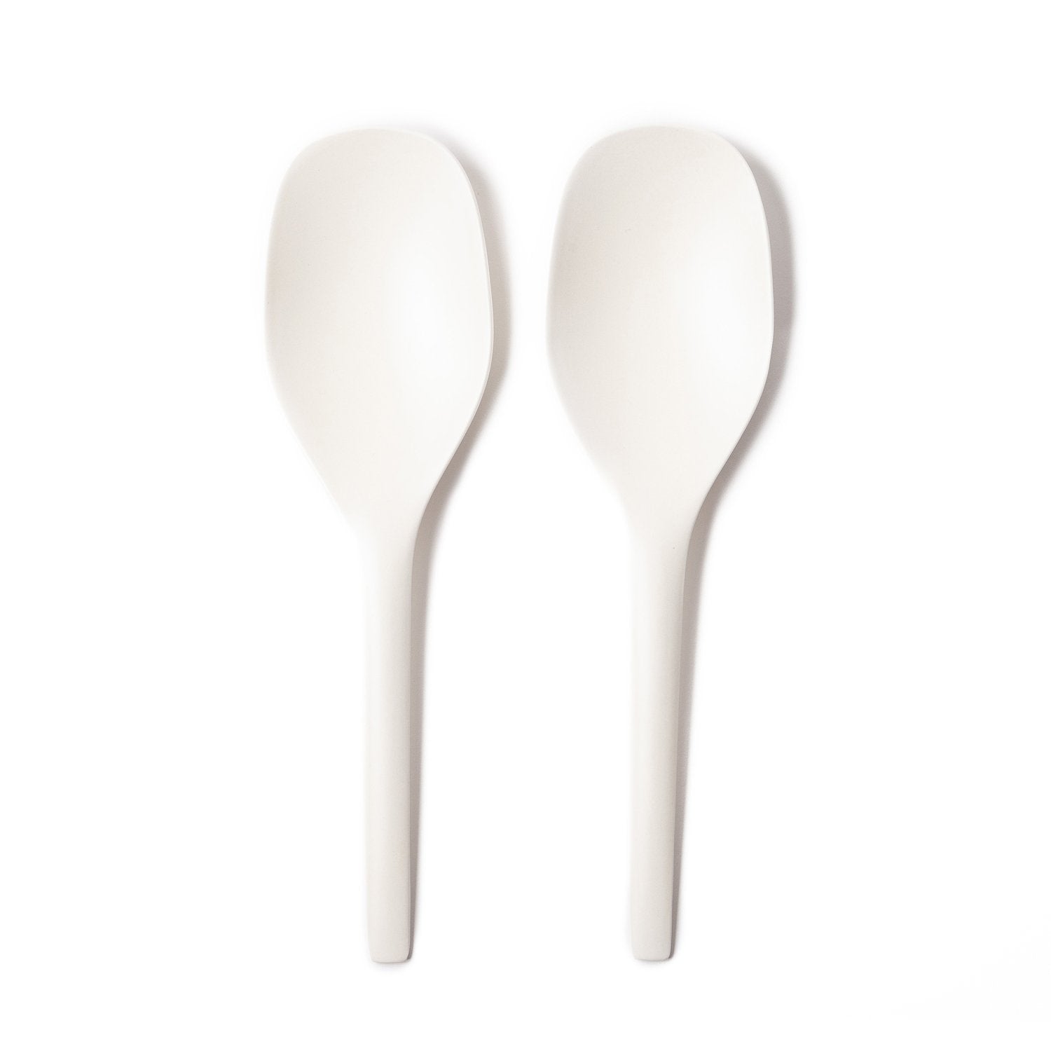 EKOBO Salad Servers Off White