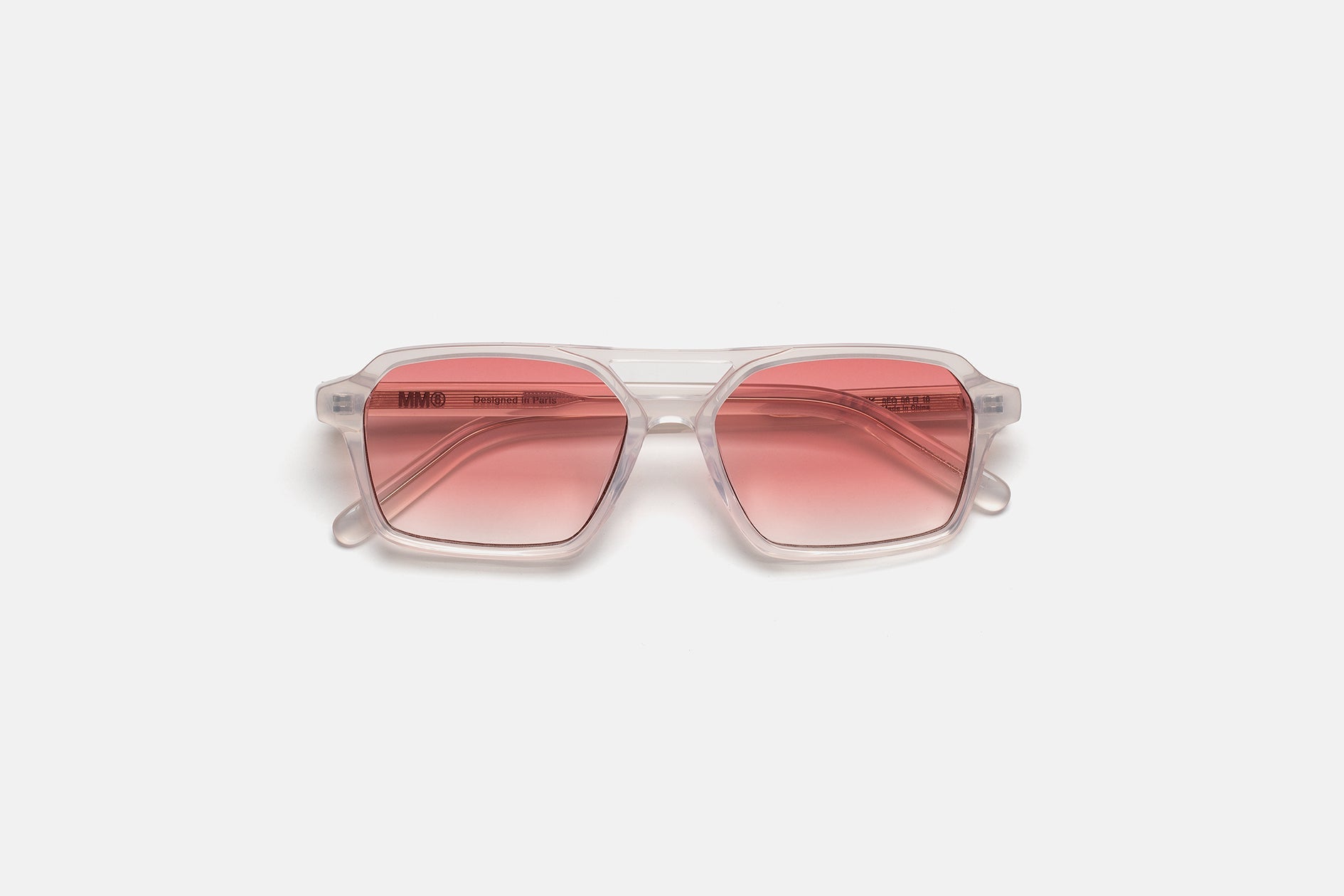MM6 Maison Margiela Lunettes 7 sunglasses in Pearl Sand acetate