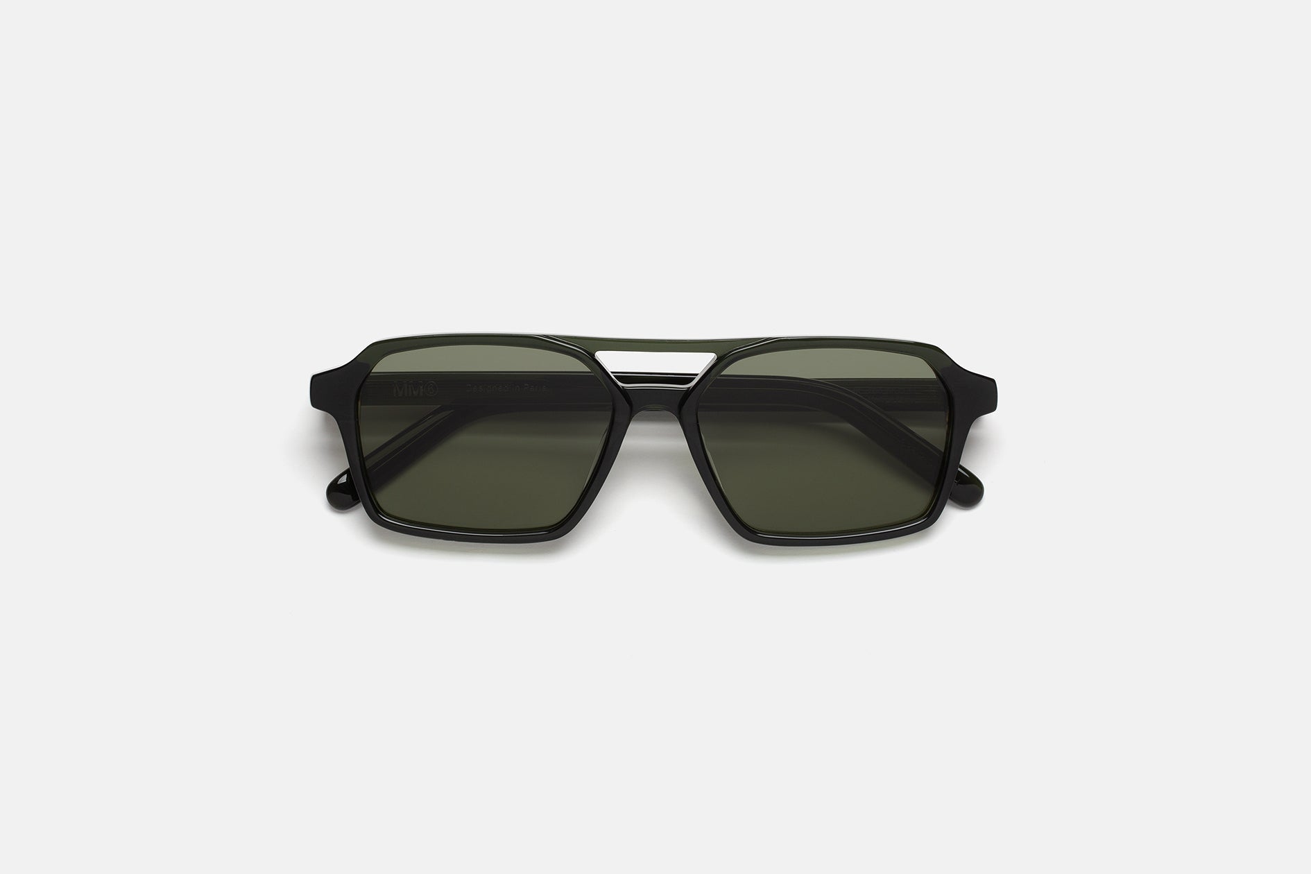 MM6 Maison Margiela Lunettes 7 sunglasses in Green acetate