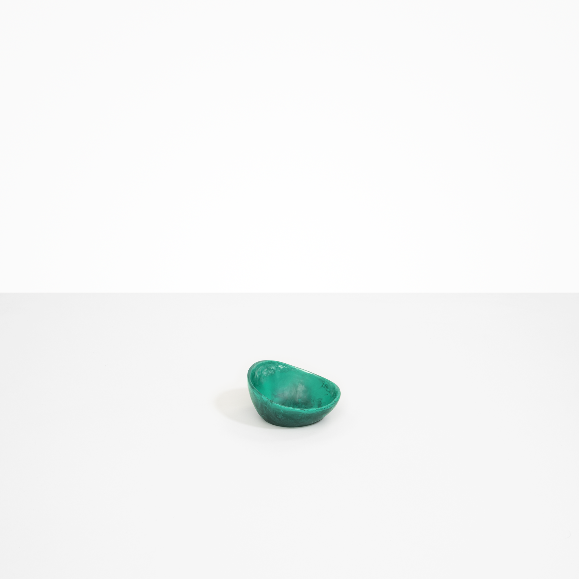 Flow Spice Dish in Mineral Swirl by Dinosaur Designs, hand-cast resin