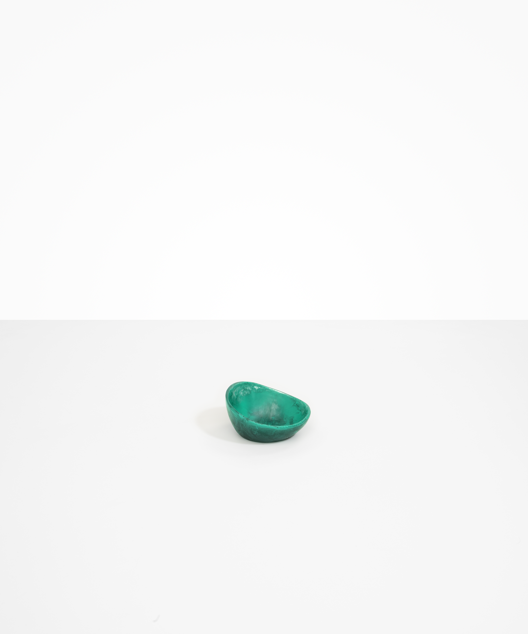 Flow Spice Dish in Mineral Swirl by Dinosaur Designs, hand-cast resin