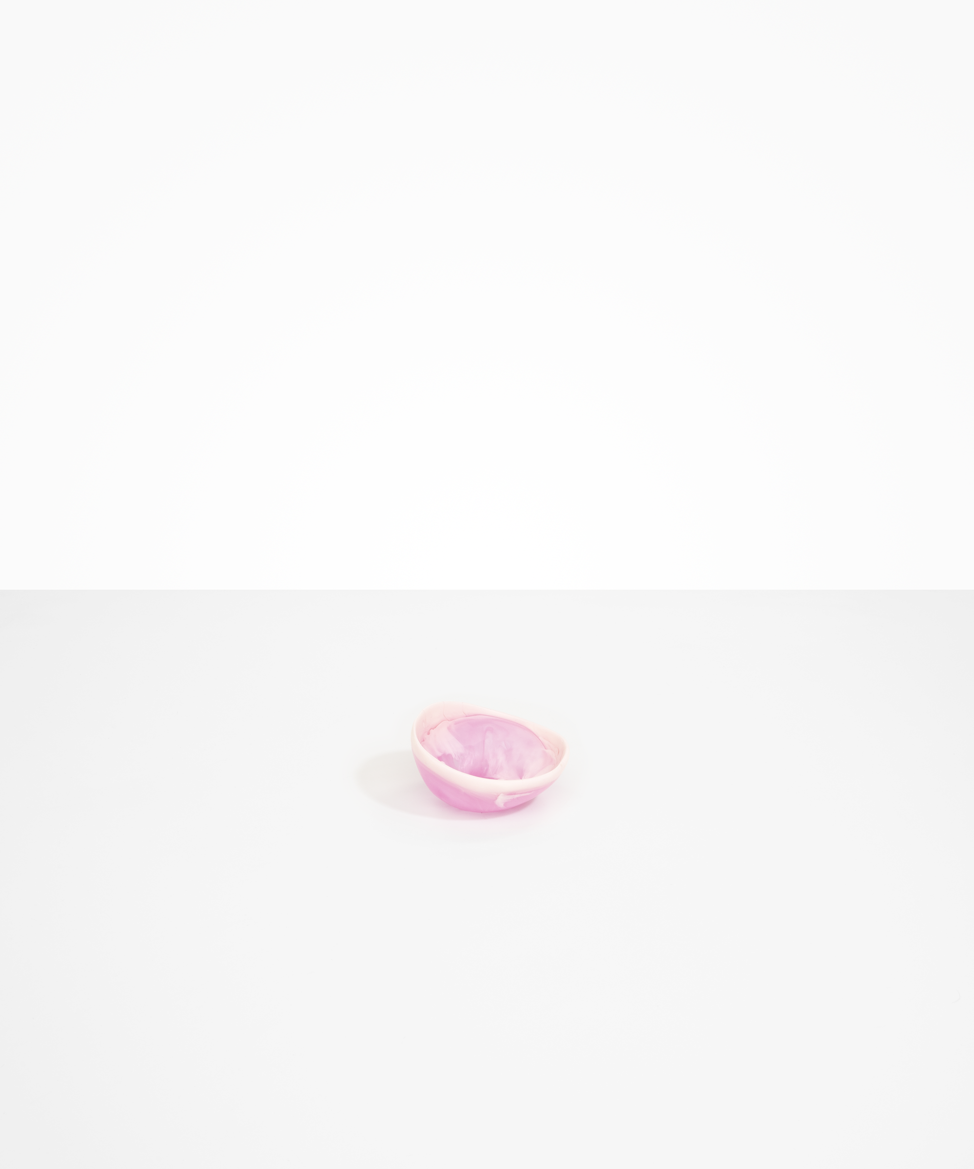 Flow Spice Dish in Shell Pink by Dinosaur Designs, hand-cast resin