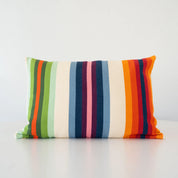 Rainbow Stripe Pillow 14" x 20"