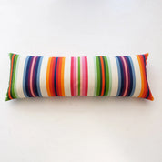 Rainbow Stripe Pillow 18" x 58"