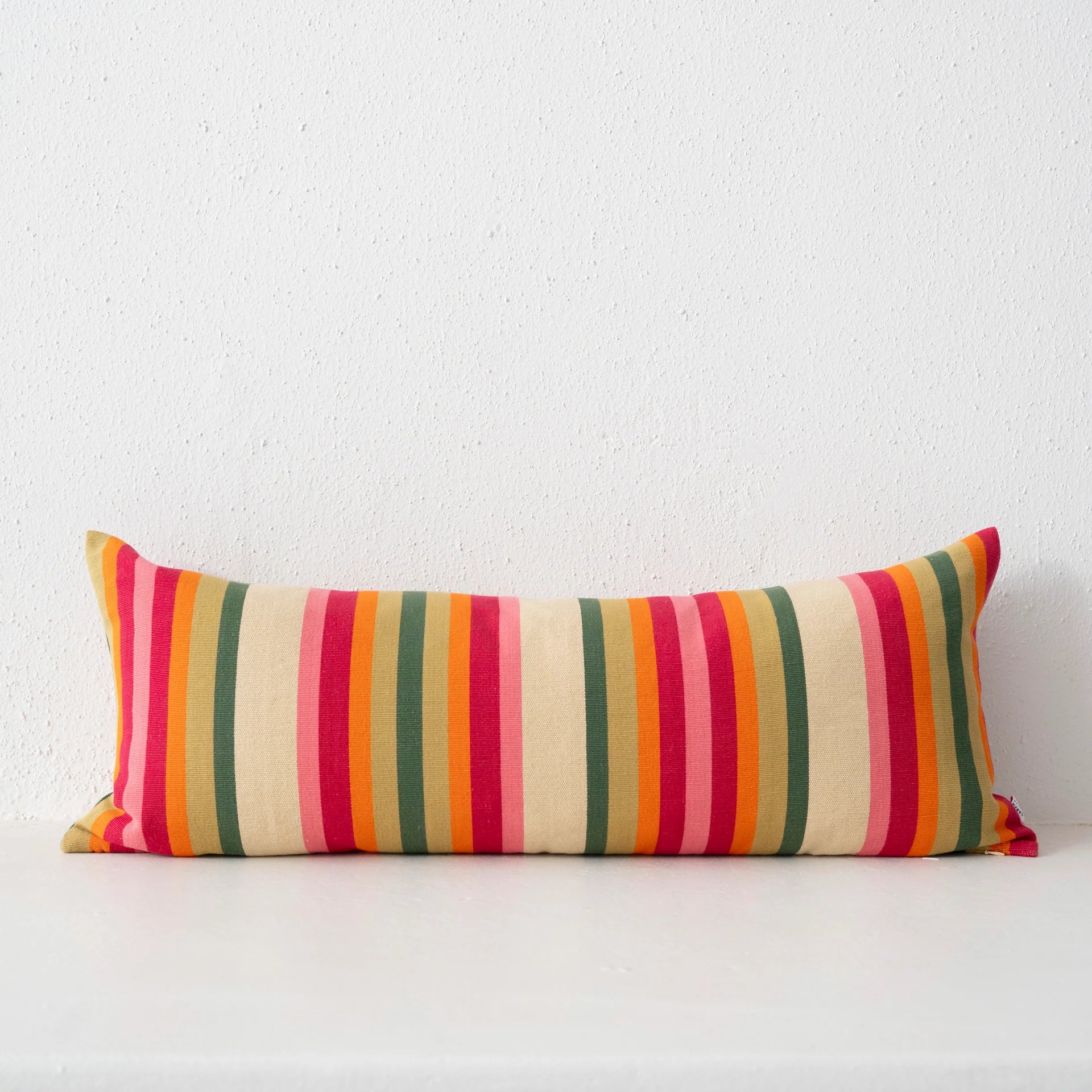 Sage Rosa Pillow 14" x 34"