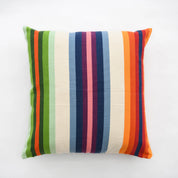 Rainbow Stripe Pillow 20" x 20"